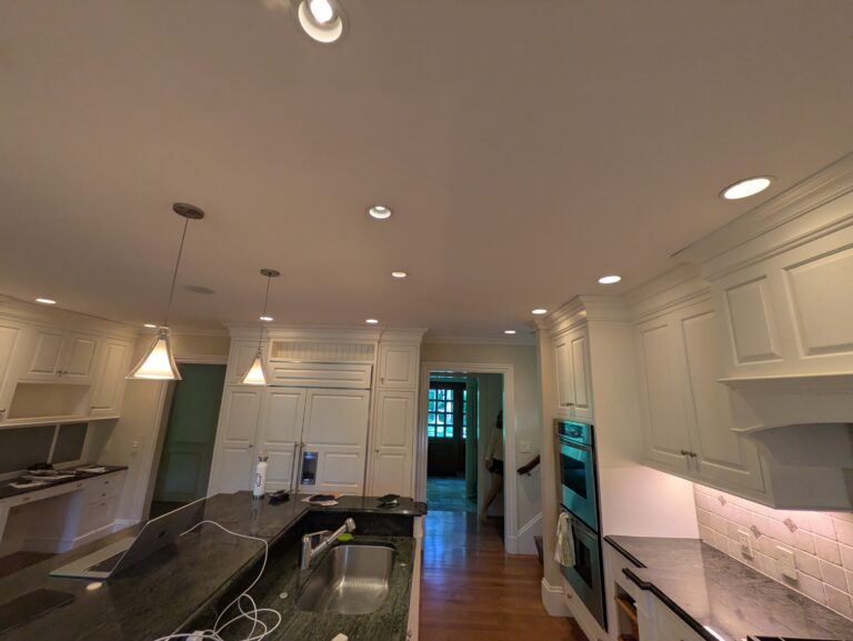 Crown Molding and Backsplash Repair in Wellesley
