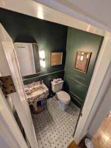Powder Room Renovation in Needham