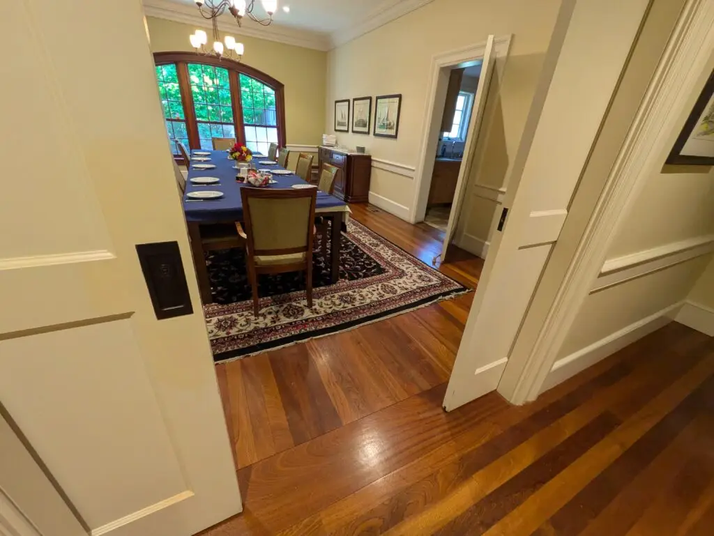 Pocket Door Handle Upgrade in Chestnut Hill — middlesex county