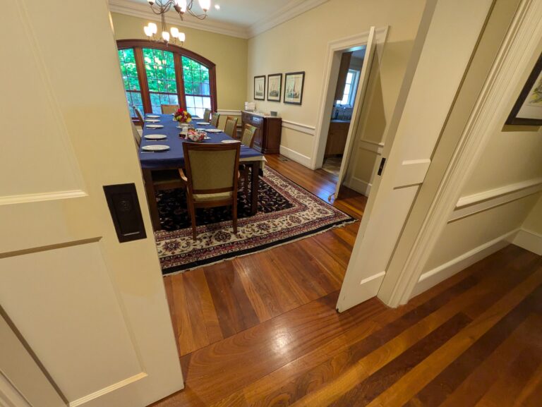 Pocket Door Handle Upgrade in Chestnut Hill — middlesex county