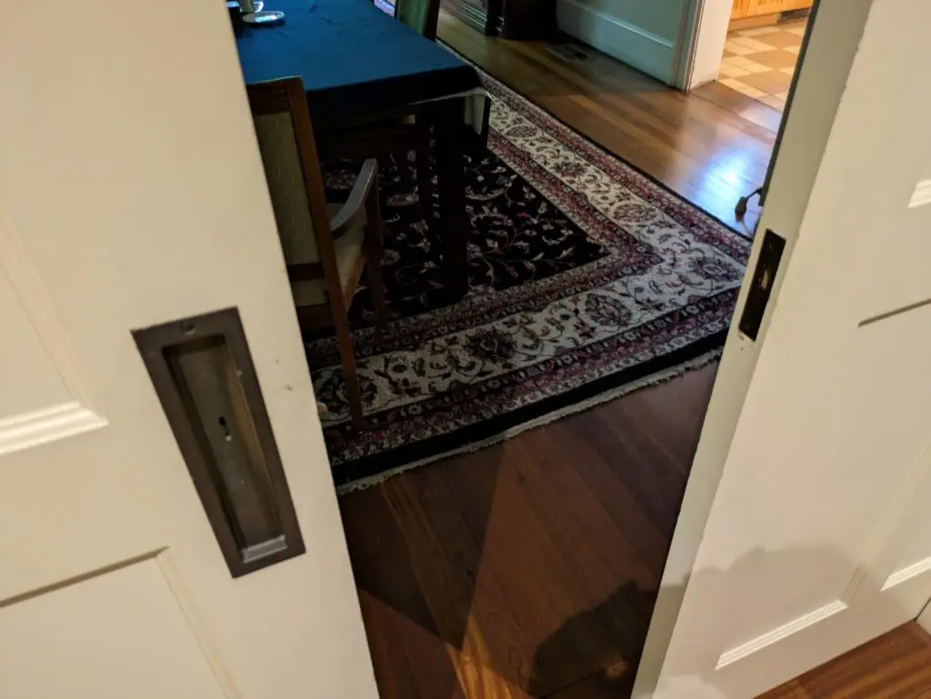 Pocket Door Handle Upgrade in Chestnut Hill — door repair